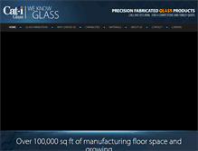 Tablet Screenshot of catiglass.com